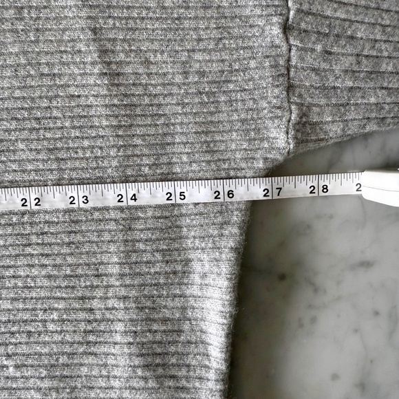 Summersalt Cashmere Funnel Mock Neck Sweater Women’s 1X Gray Quiet Luxury Knit - Picture 9 of 10